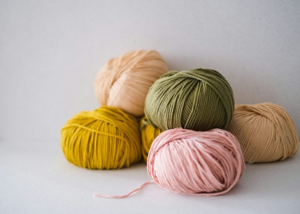Verschiedene Garne für Amigurumi – Foto: Raelle Cameron / Unsplash