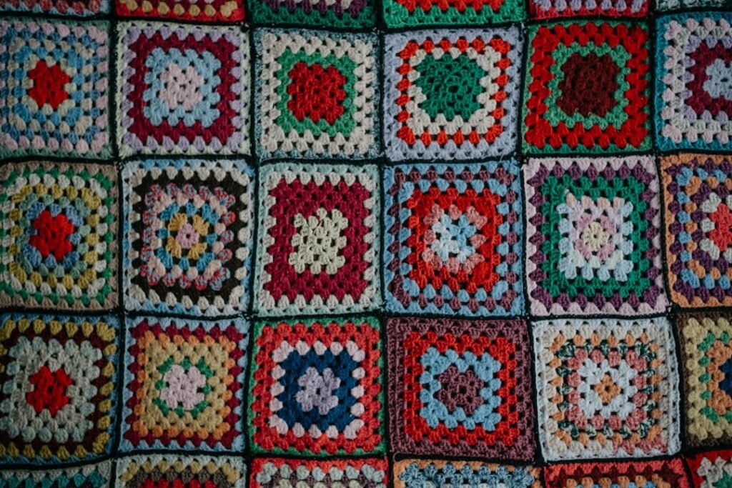 Gehäkelte Granny Squares – Foto: Annie Spratt / Unsplash